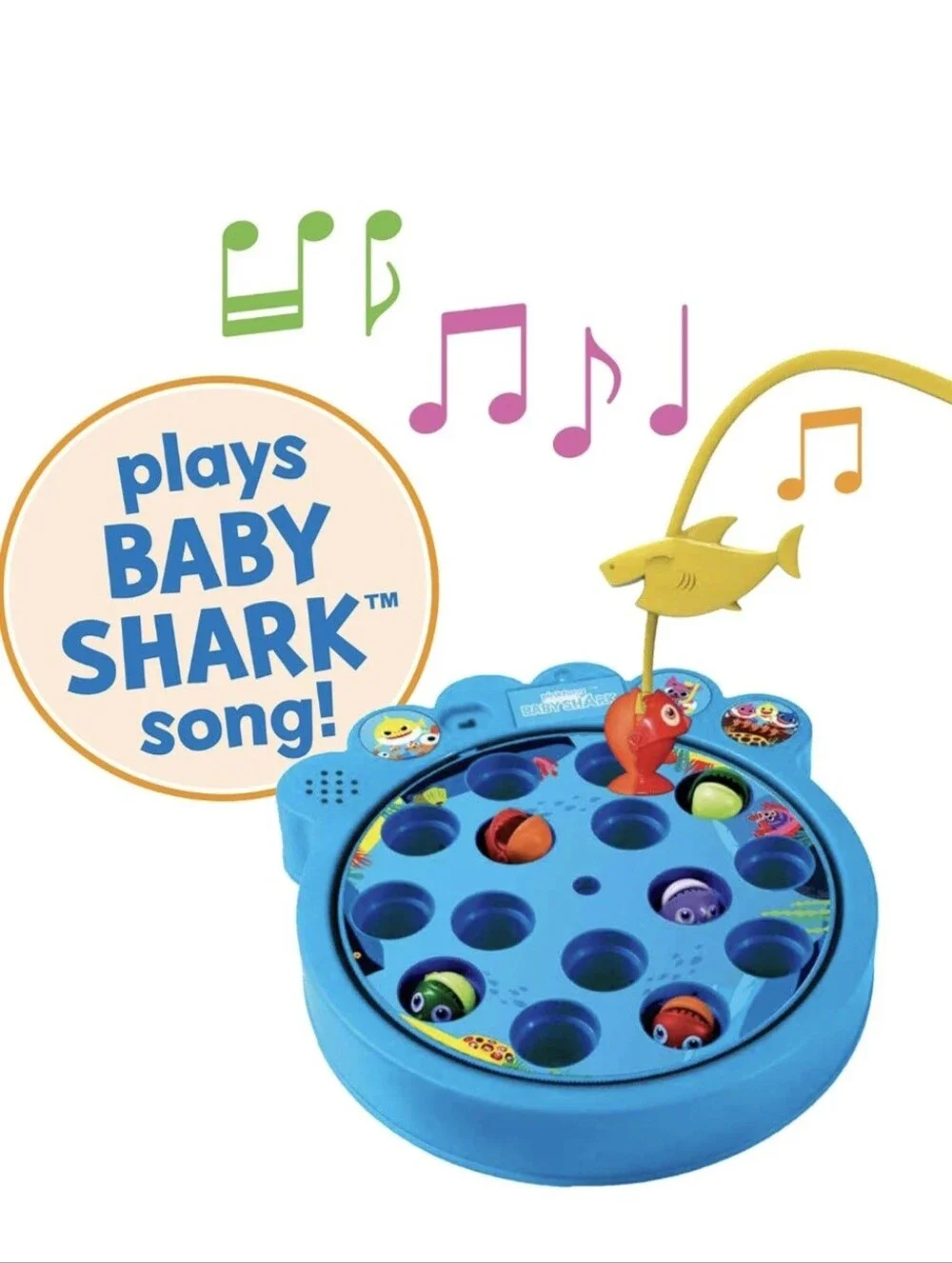 Pinkfong Baby Shark Let's Go Hunt Fishing Game - Plays the Baby Shark Song